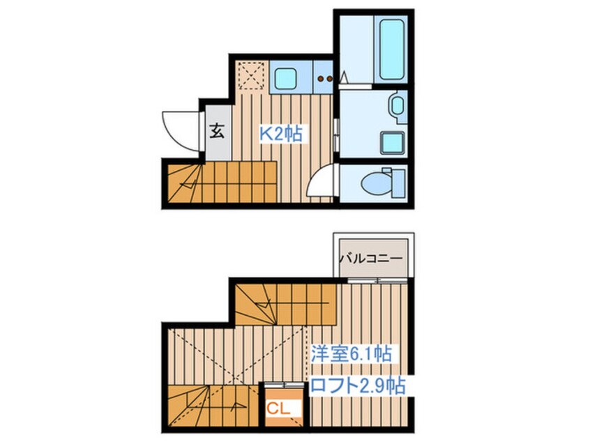 間取図 D-CASA文化町