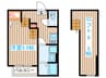 シュッツェ青葉 1Rの間取り