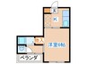 第二大澤コーポ 1Kの間取り