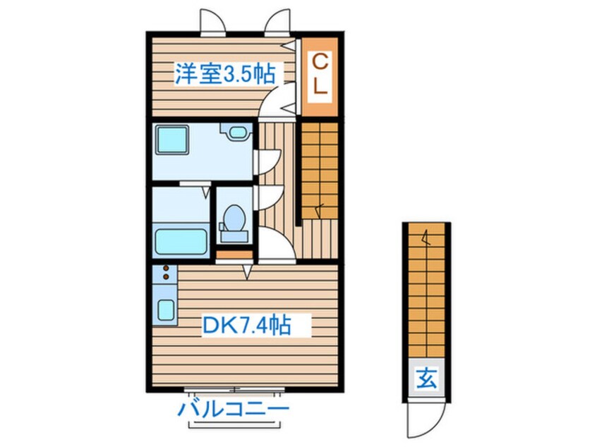 間取図 グラティア長町南