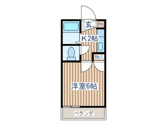 間取図 ロフティ富沢Ⅱ