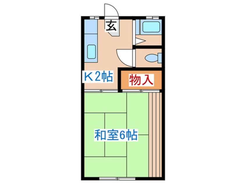 間取図 コーポ高橋