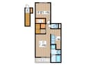 アイラビスタⅢの間取図