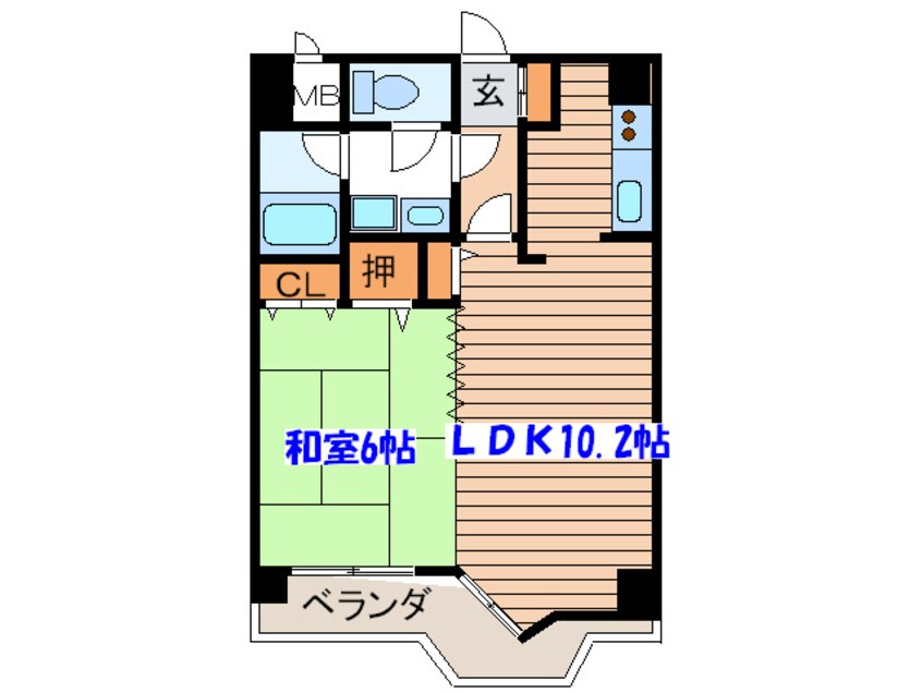 間取図 カルロ北目