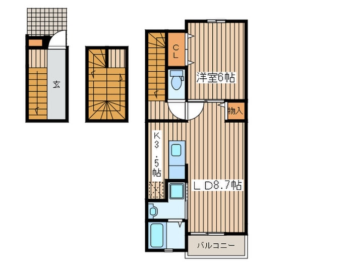 間取り図 アイラビスタ　Ⅱ
