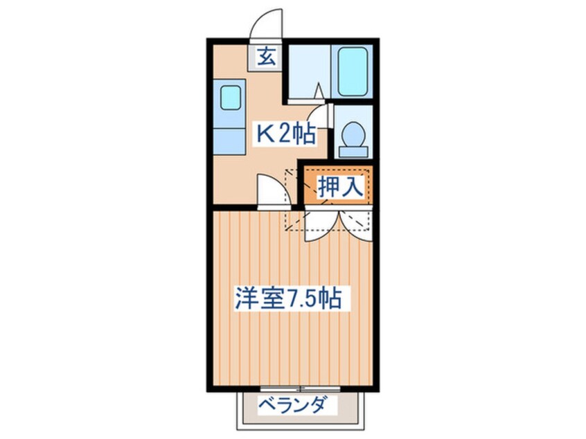 間取図 ロイヤルメゾンC