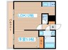 Felicita愛子Ⅰ 1LDKの間取り