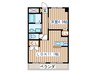 グランディ－ル泰清 1LDKの間取り