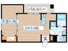 ルミエール長町 1LDKの間取り