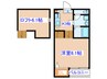 グラード旭ヶ丘 1Kの間取り