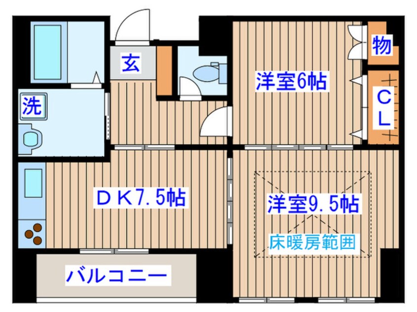 間取図 HF仙台レジデンスEAST