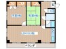 レストかたよせ 2LDKの間取り