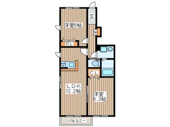 間取図 シャーメゾン・エムオー