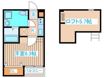 間取図 メイプル宮城野