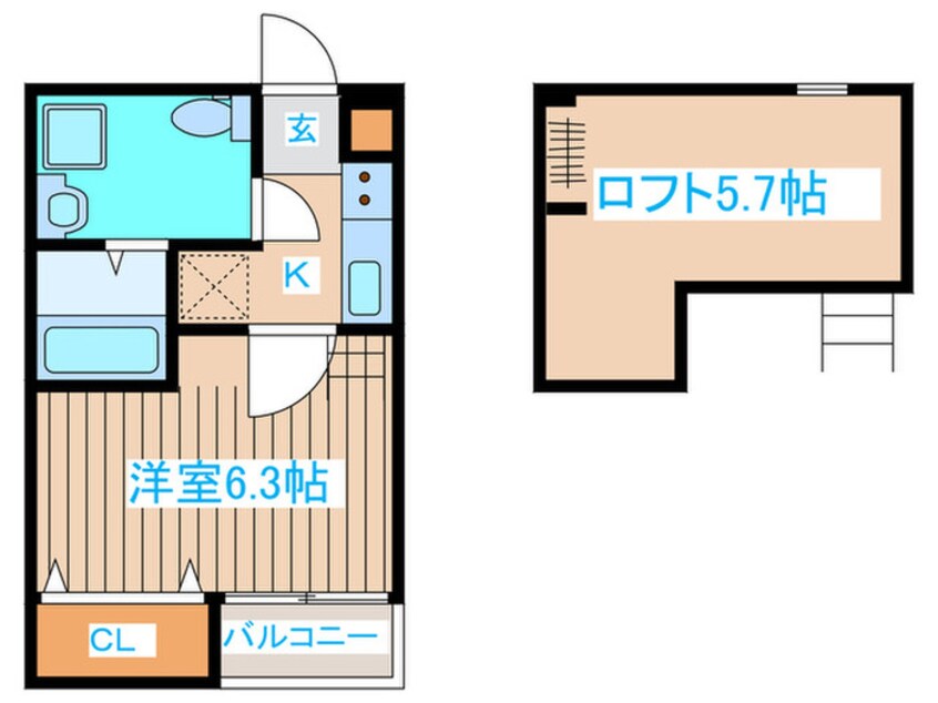 間取図 メイプル宮城野