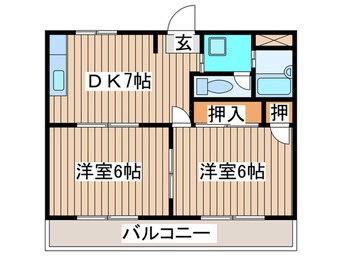 間取図 シティハイツ平安