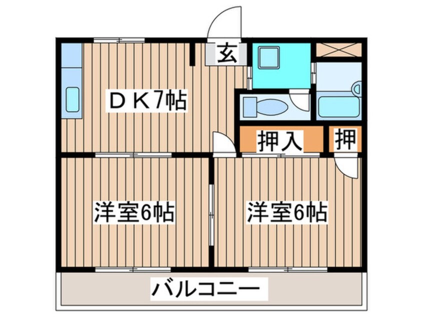 間取図 シティハイツ平安