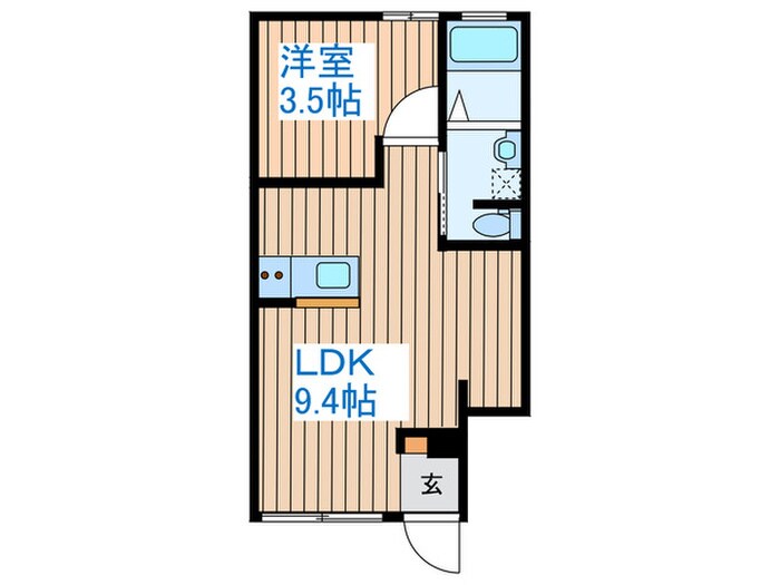 間取り図 ライズ・フィルB