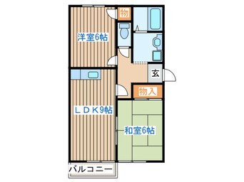 間取図 ラ・フレーズＡ