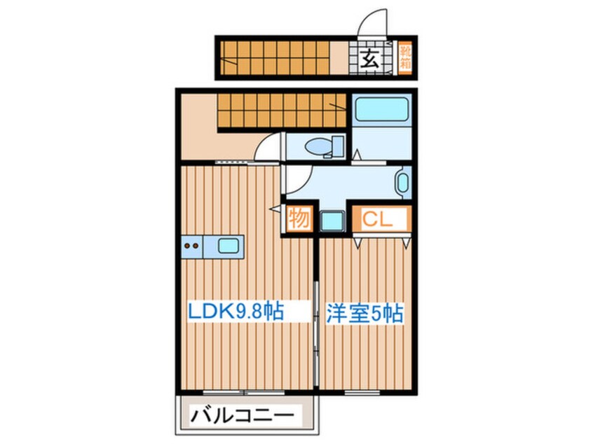 間取図 ラ・コッリーナ市名坂