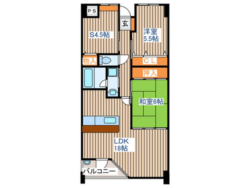 間取図 サンクレスト泉中央