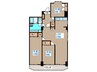 宝蔵院マンション 3LDKの間取り