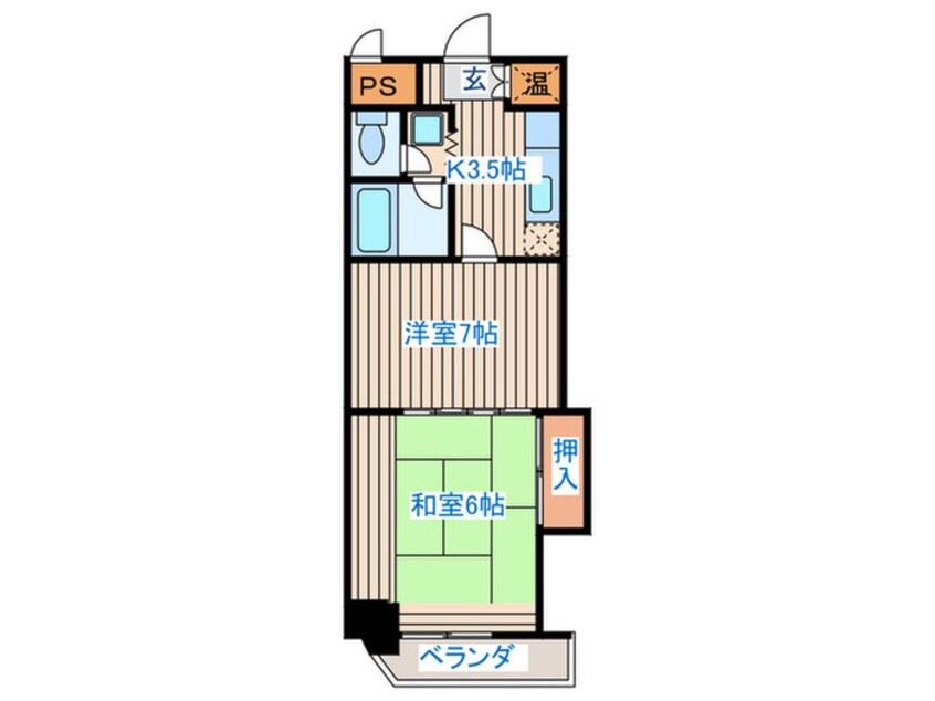 間取図 卸町マンションフタバ