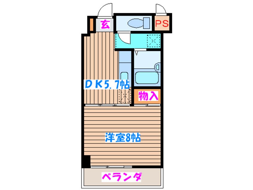 間取図 ＹＳＫコーポ卸町