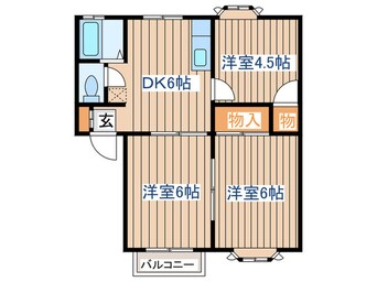 間取図 レクサス南光台Ⅰ