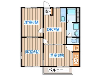 間取図 パークドライブイズミ