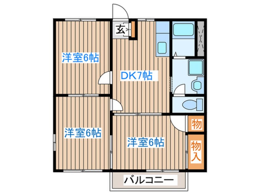間取図 パークドライブイズミ