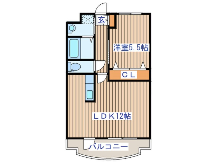 間取図 HAUSE・A小松島