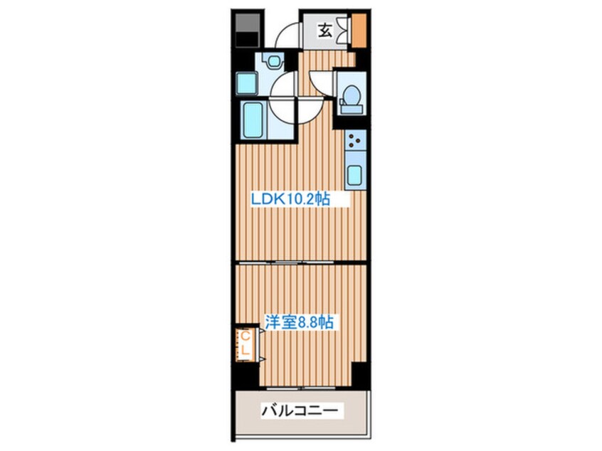 間取図 ラピスラズリ榴岡