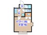 ベジタブルハウス 1Kの間取り