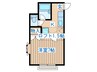 ベジタブルハウス 1Kの間取り