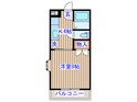 郡山ハイツの間取図