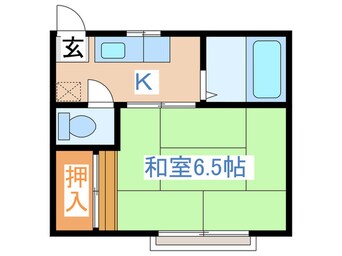 間取図 コ－ポ小松