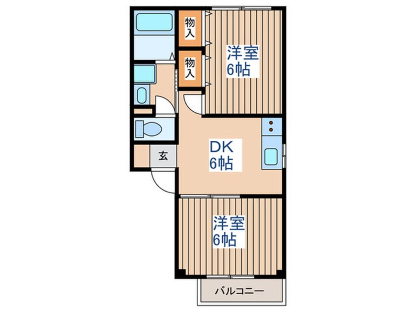 間取図 ニューモドム松ヶ丘1番館