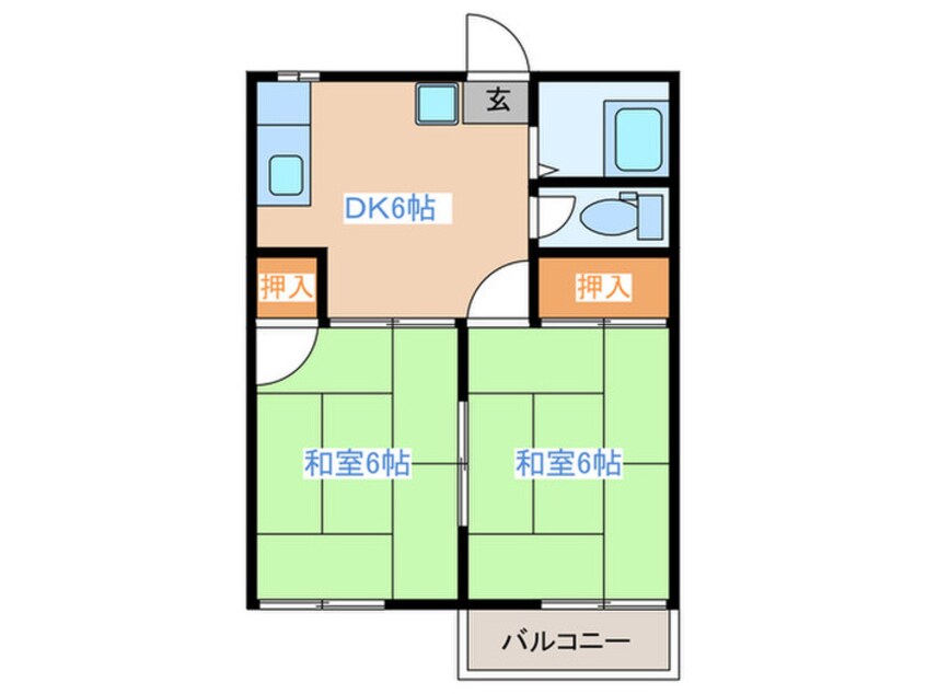 間取図 メゾンきよの