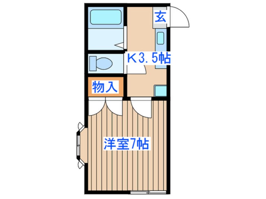 間取図 ホワイトキャッスル１１番館