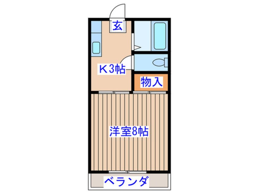 間取図 Ｍ．Ｔコーポ　Ⅰ