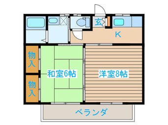 間取図 アメニティ太陽A