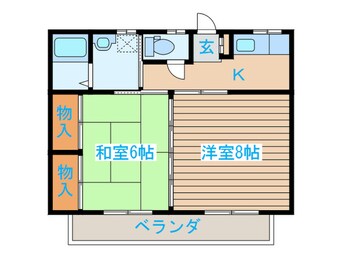 間取図 アメニティ太陽B