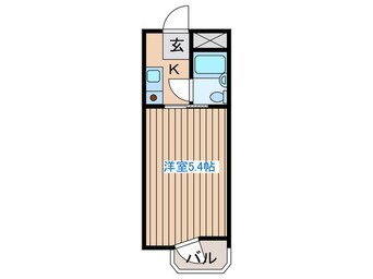 間取図 仙台堤町ﾛﾝｸﾞﾋﾞｰﾁﾏﾝｼｮﾝ