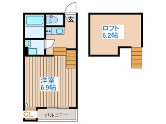 間取図 ハーモニーテラス五輪Ⅱ