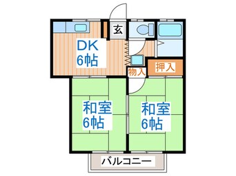 間取図 カーサ・イトウA棟