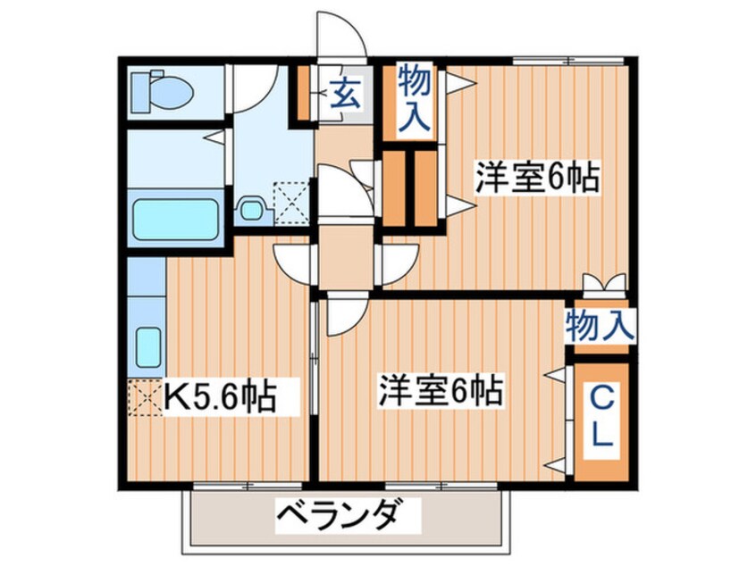 間取図 カーサ・フローラ