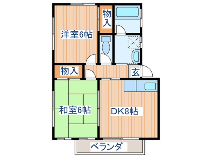 間取図 出花レジデンス郷家B棟