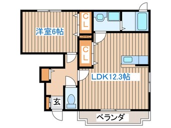 間取図 ティアラＢ