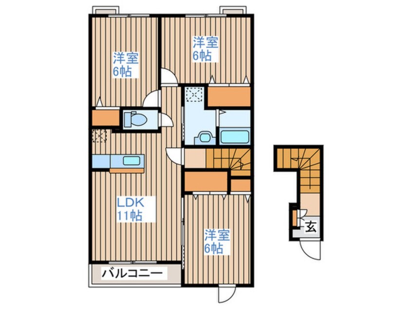 間取図 ブローテ堤